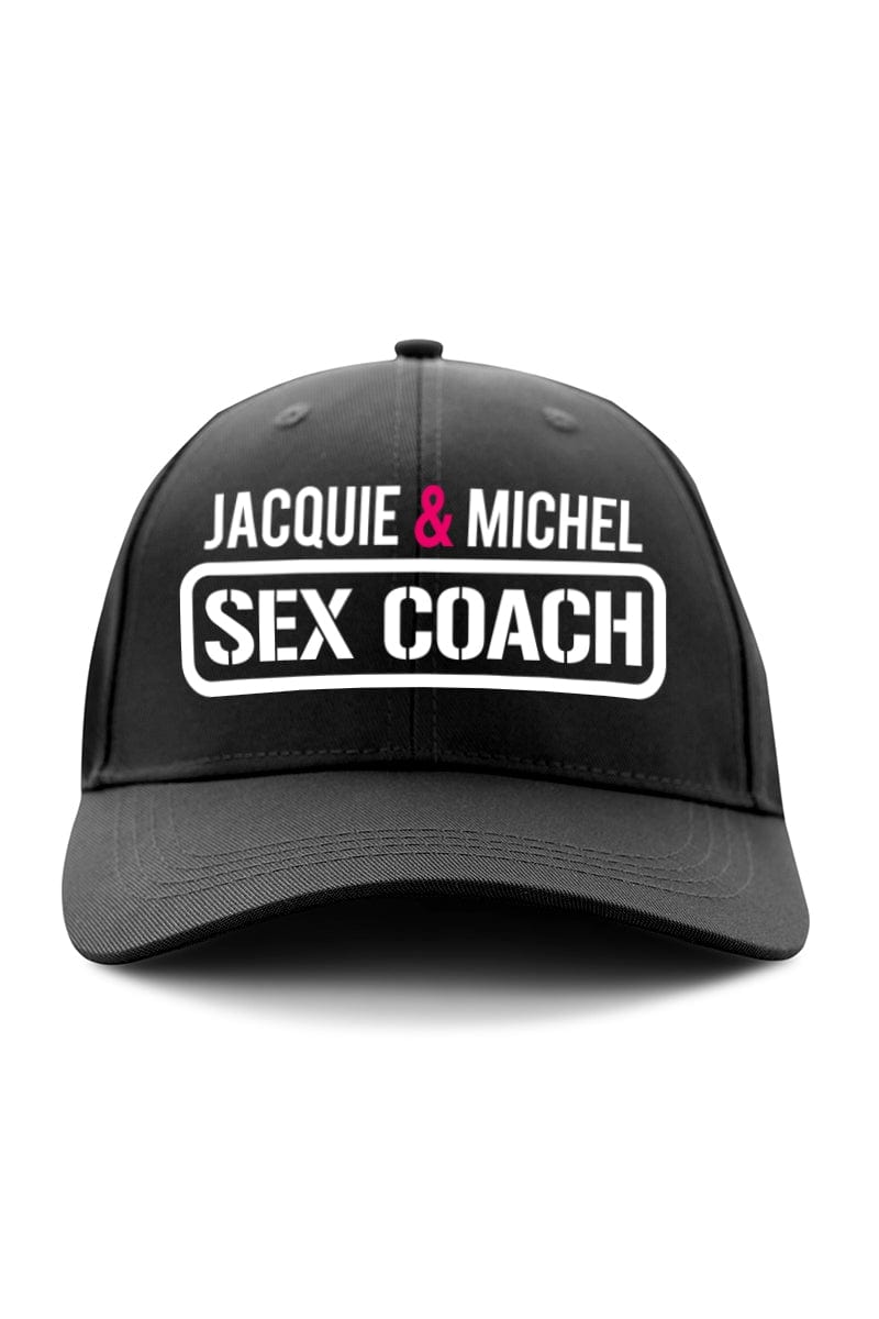 Casquette en coton brodée avec slogan Sex Coach - Jacquie et Michel
