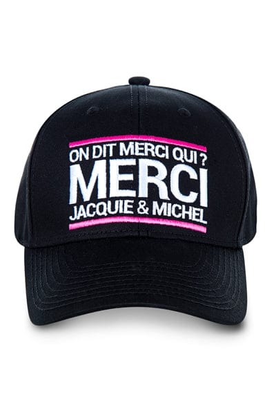 Casquette officielle Jacquie et Michel "On dit merci qui?" en coton - J&M