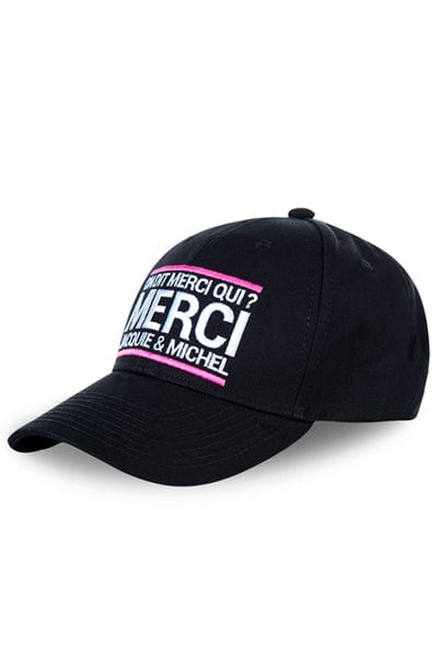 Casquette officielle Jacquie et Michel "On dit merci qui?" en coton - J&M