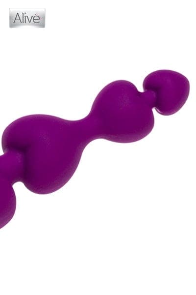 Chapelet anal en silicone semi-rigide Go Pearl 18 x 3,1cm - Adrien Lastic