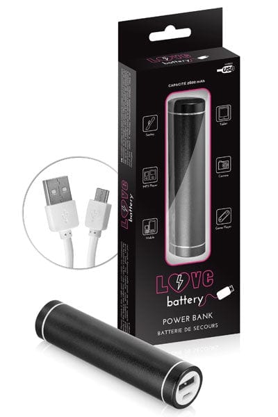 Chargeur de secours pour sextoy rechargeable USB 2600 mAh - Love Battery