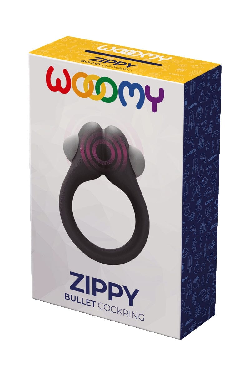 Cockring vibrant anneau de pénis vibrant Zippy - Wooomy