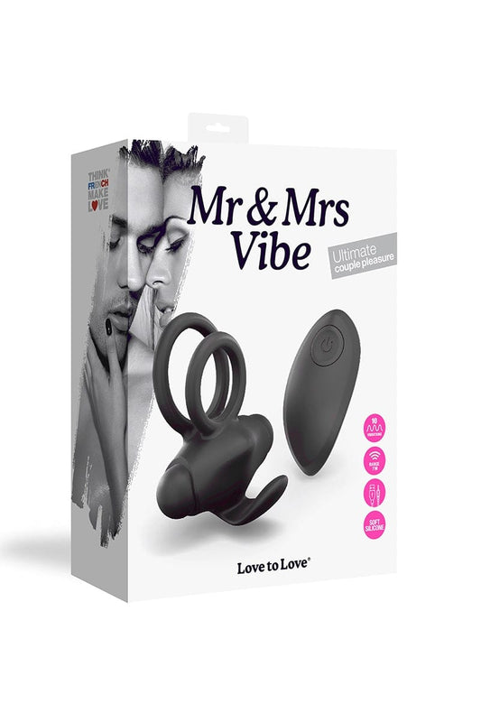 Cockring vibrant télécommandé sans fil 10m Mr and Mrs Vibe - Love to Love