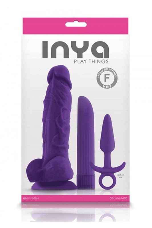 Coffret 3 sextoys Play Things - violet