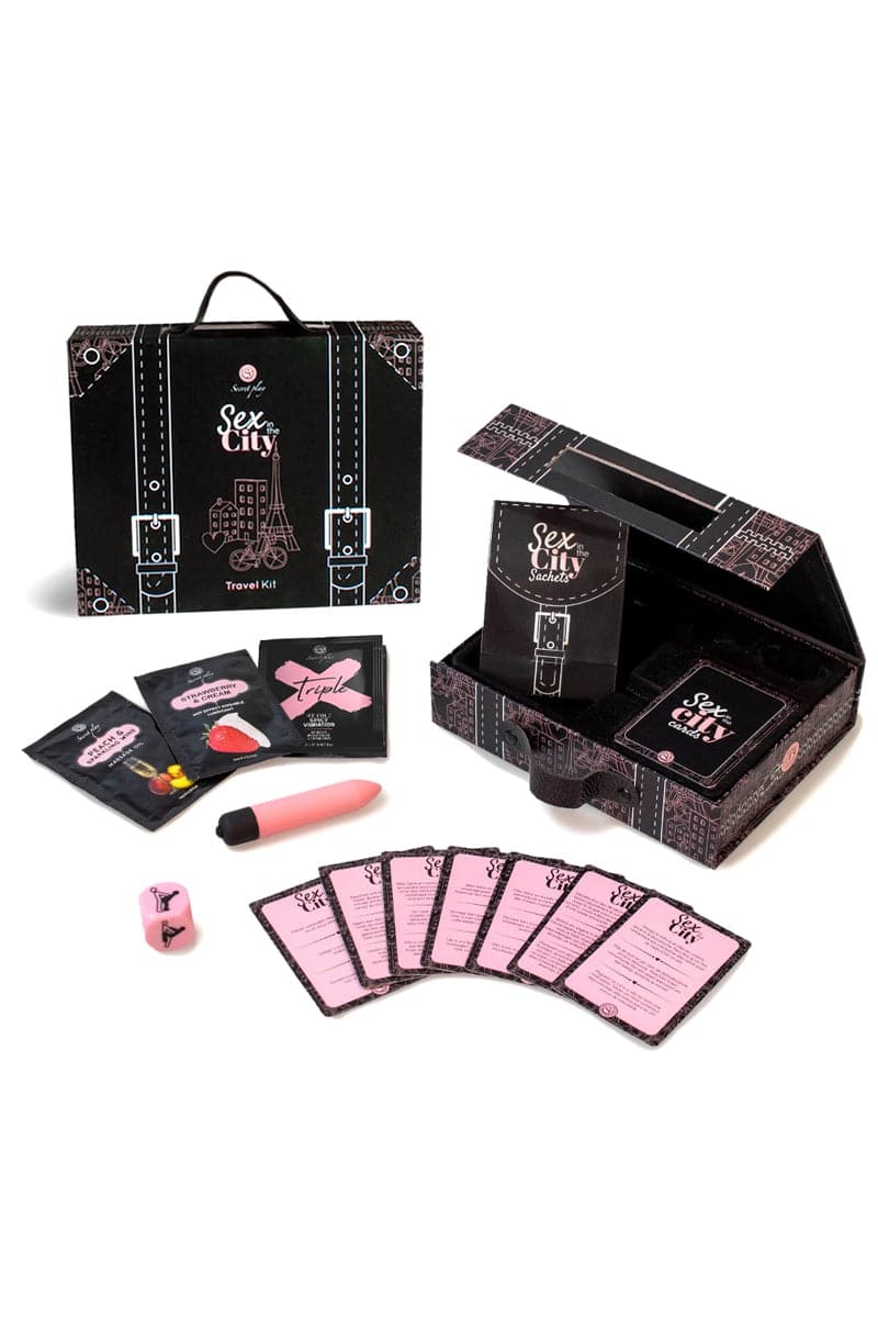 Coffret de jeu sexuel coquin kit de voyage Sex In The City - Secret Play