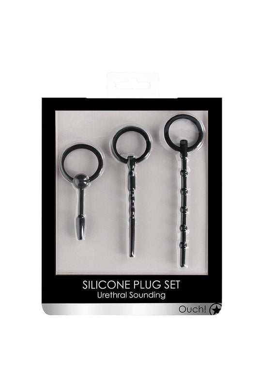 Coffret Sextoy de 3 sondes urétrales 5 à 12cm en silicone BDSM - Ouch!