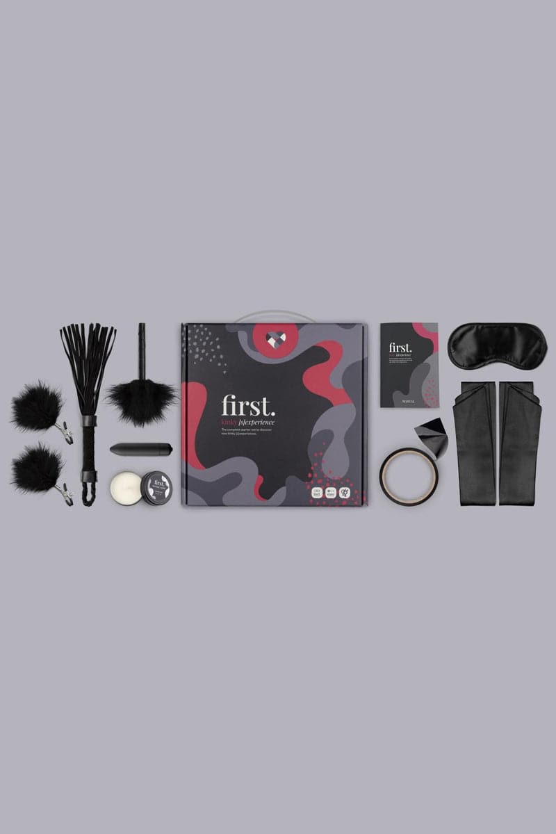 Coffret sextoys BDSM couple débutant First Kinky Experience - Loveboxxx