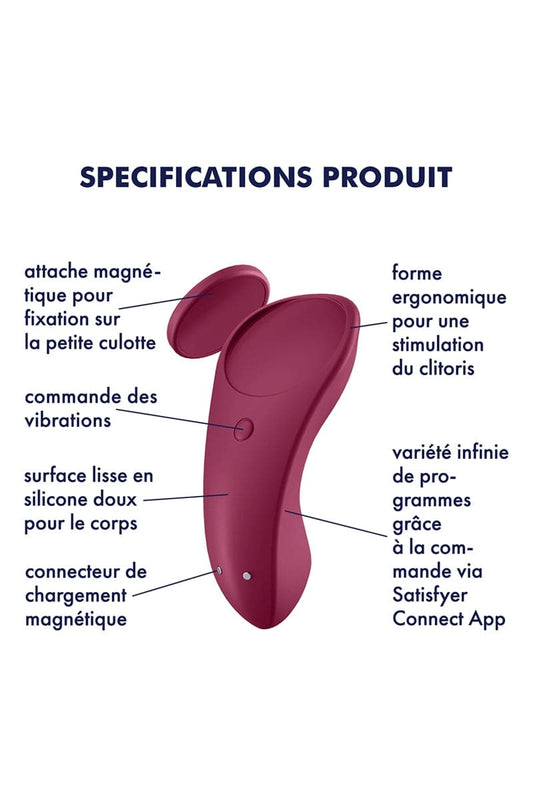 Coffret sexuel pour couple 2 sextoys connectés en silicone Partner Box 1 - Satisfyer