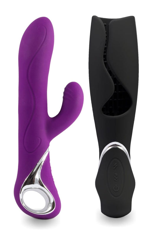 Coffret sexuel pour couple mastubateur + vibro rabbit - Lovers Premium