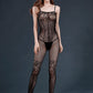 Combinaison sexy résille extensible corset dentelle TU N°2 - Moonlight