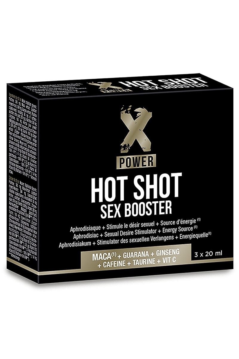 Complément alimentaire aphrodisiaque 3 x 20 ml Hot Shot Sex Booster - XPOWER