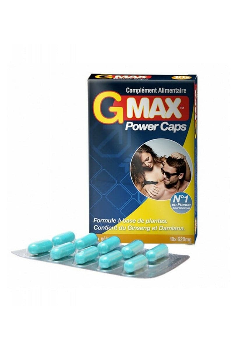 Complément alimentaire aphrodisiaque homme Power x10 gélules - G-Max