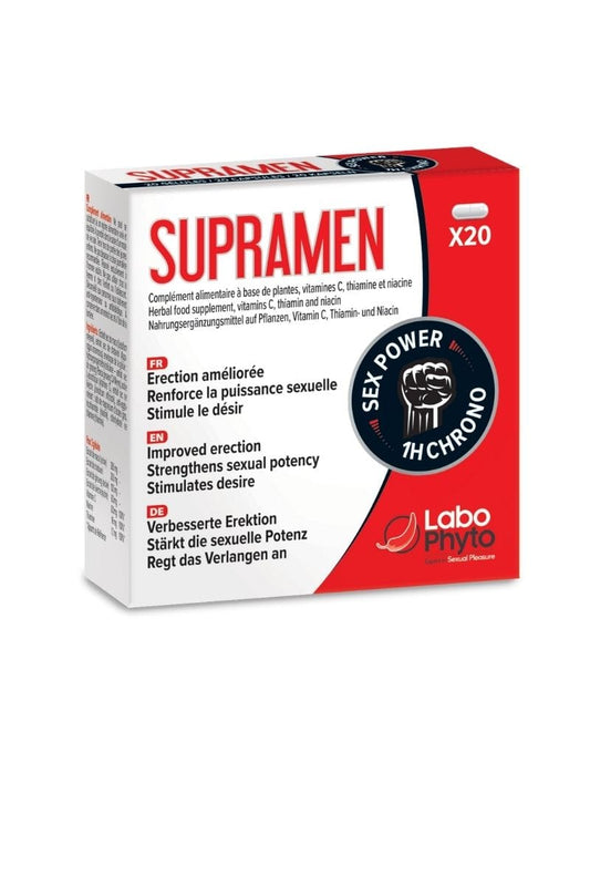 Complément alimentaire aphrodisiaque Supramen (x20 gélules) - Labophyto