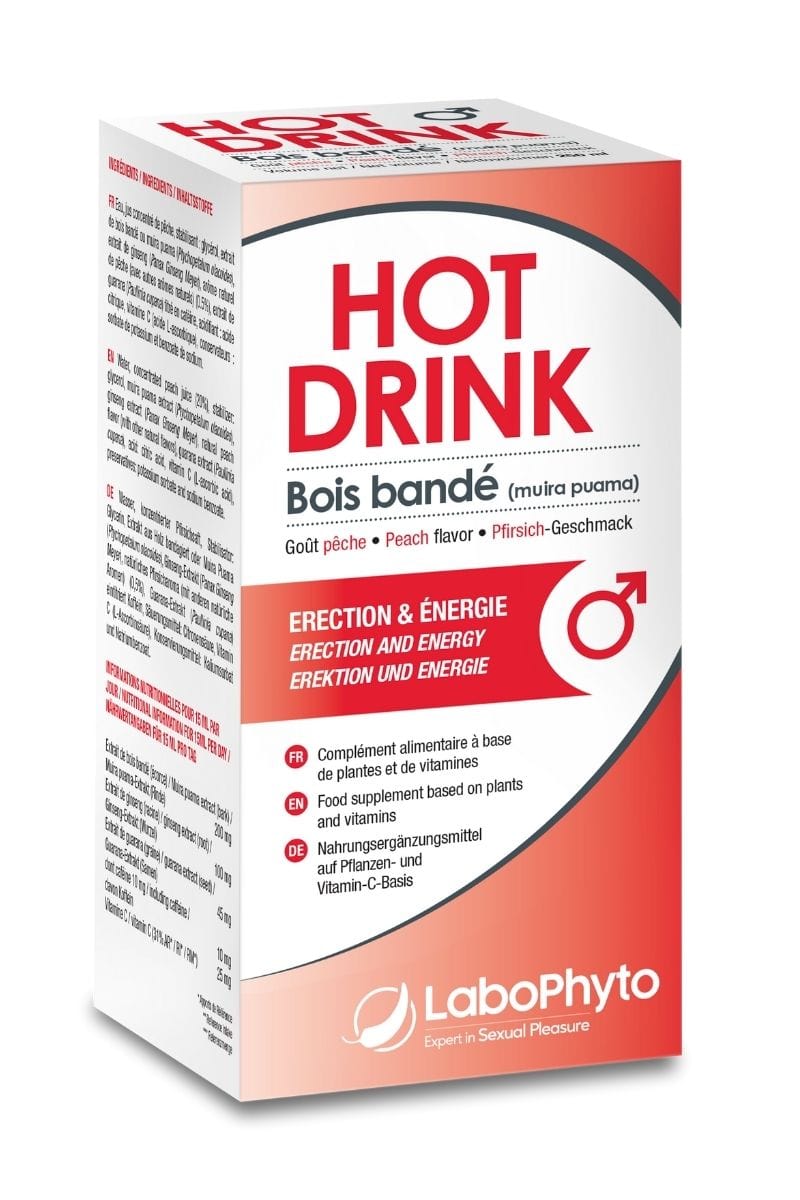 Complément alimentaire bois bandé homme HOT DRINK 250ml - Labophyto