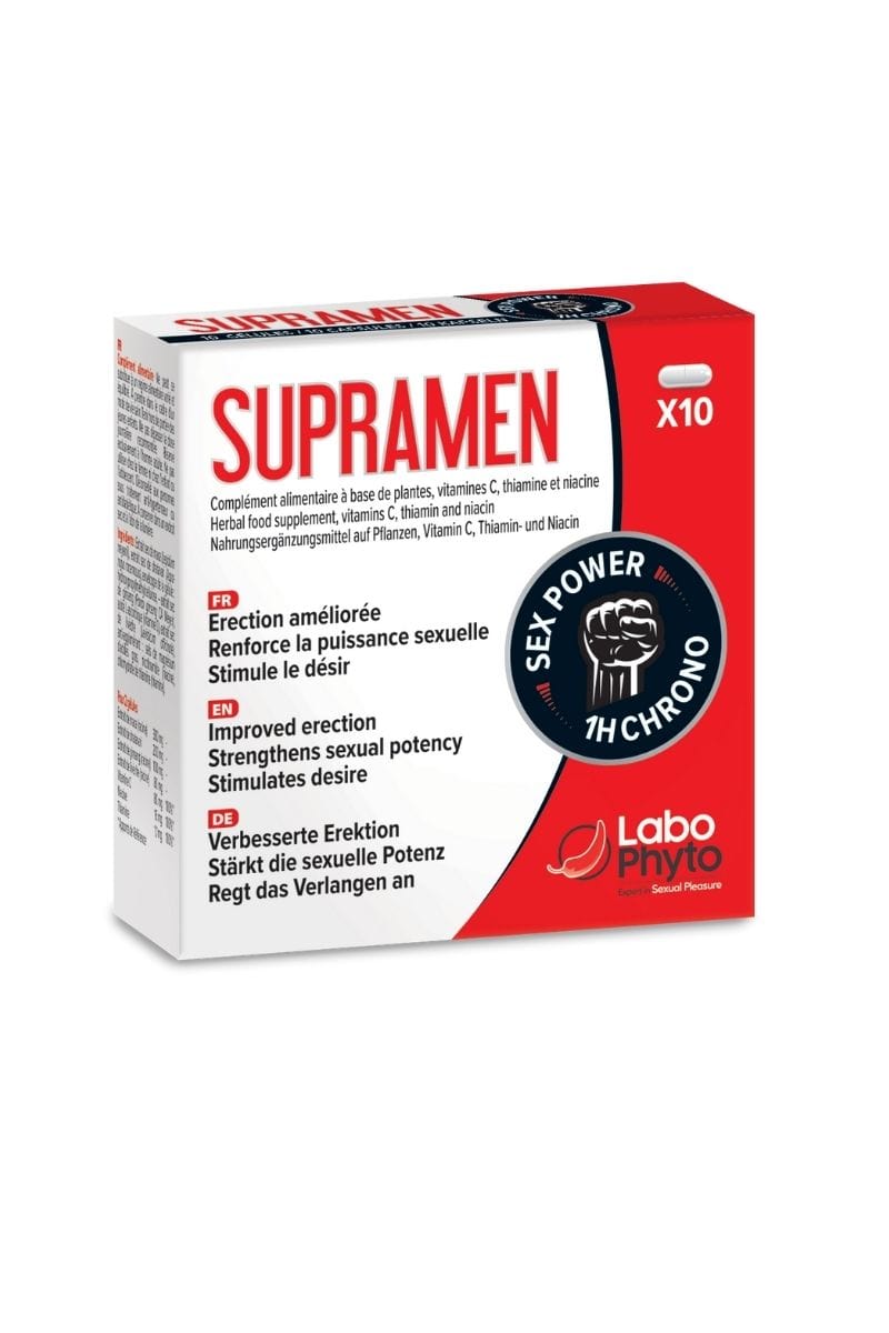 Complément alimentaire masculin aphrodisiaque Supramen (x10) - Labophyto