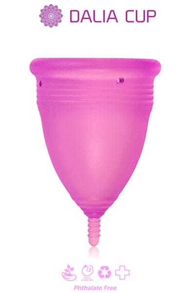 Coupe menstruelle en silicone lavable 12h de protection d'affilé - Dalia Cup