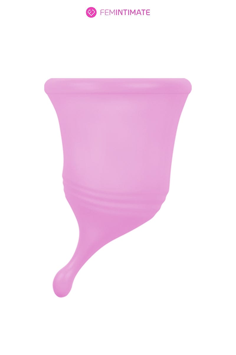Coupe menstruelle en silicone rose Eve taille M 7cm - Femintimate