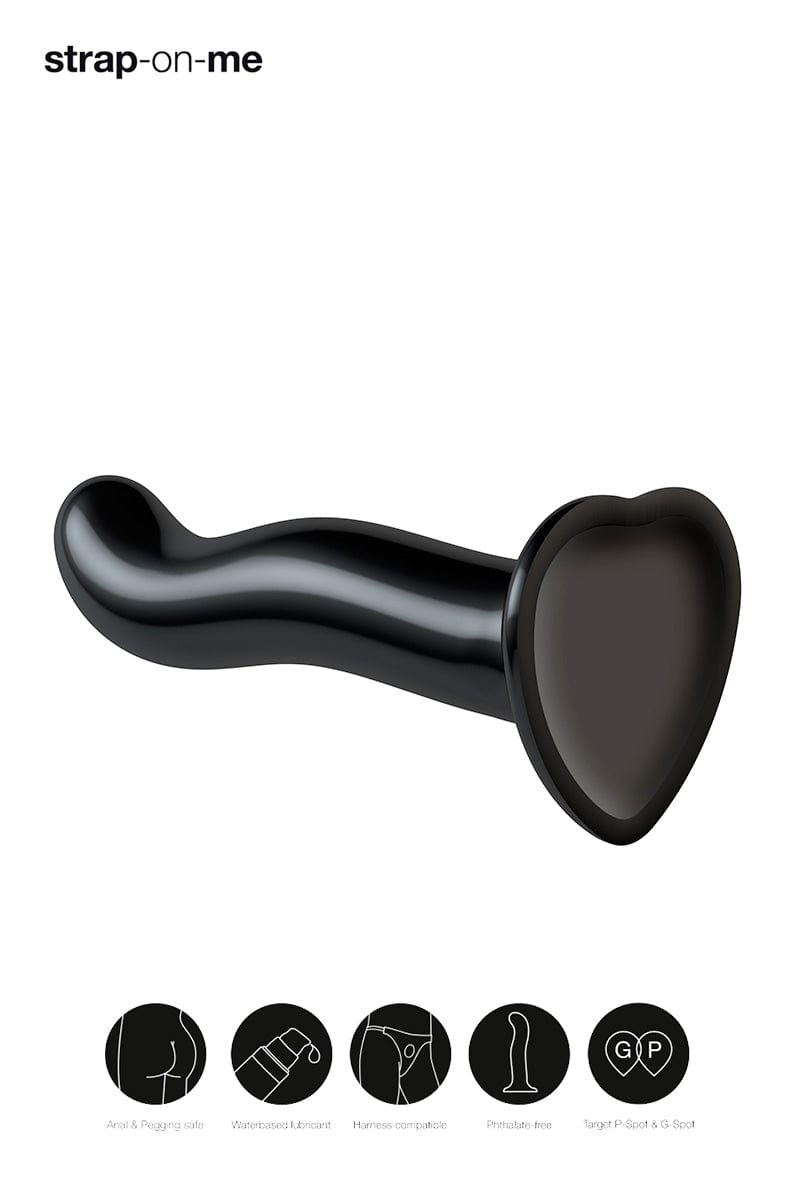 Dildo utilisation vaginale ou anale en silicone taille M 18cm - Strap On Me