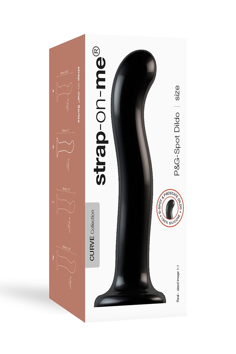 Dildo utilisation vaginale ou anale en silicone taille M 18cm - Strap On Me