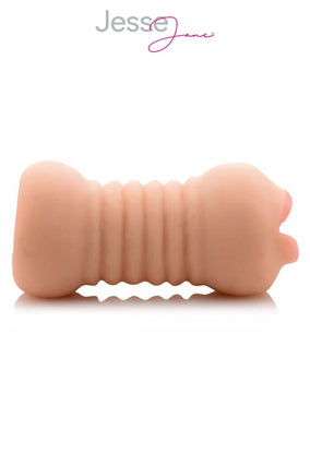 Double masturbateur bouche et anus moulé super réaliste 13,5cm - Jesse Jane