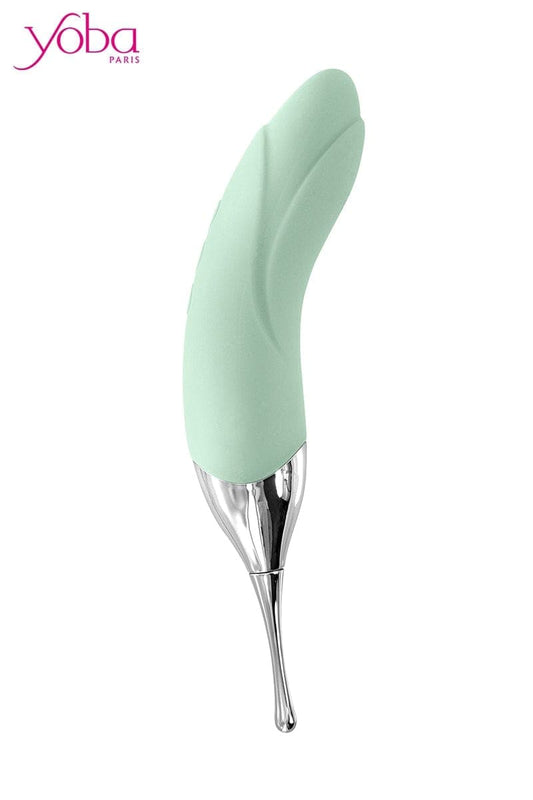 Double stimulateur 2 en 1 stimulation vagin et clitoris Accuracy vert - Yoba