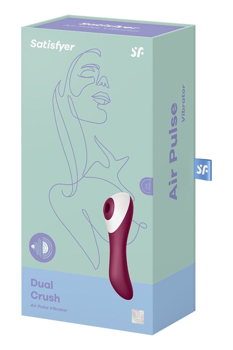 Double stimulateur à air pulsé point G féminin Dual Crush - Satisfyer