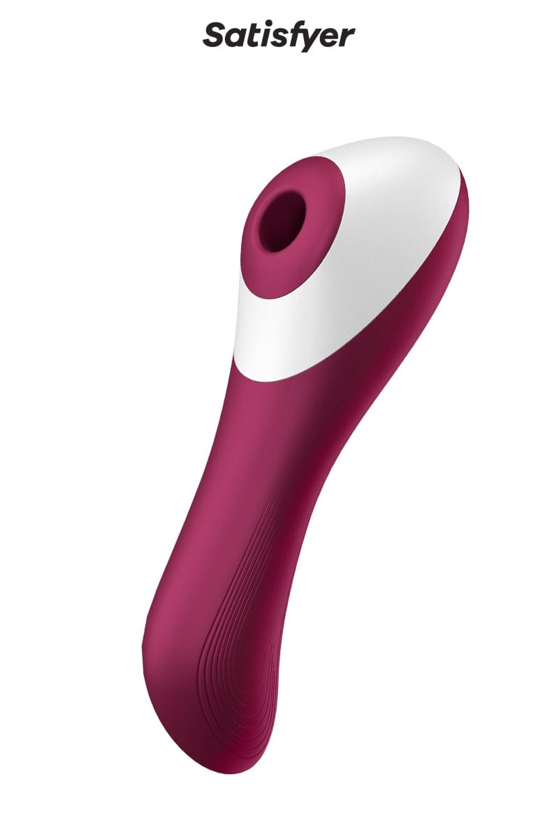 Double stimulateur à air pulsé point G féminin Dual Crush - Satisfyer