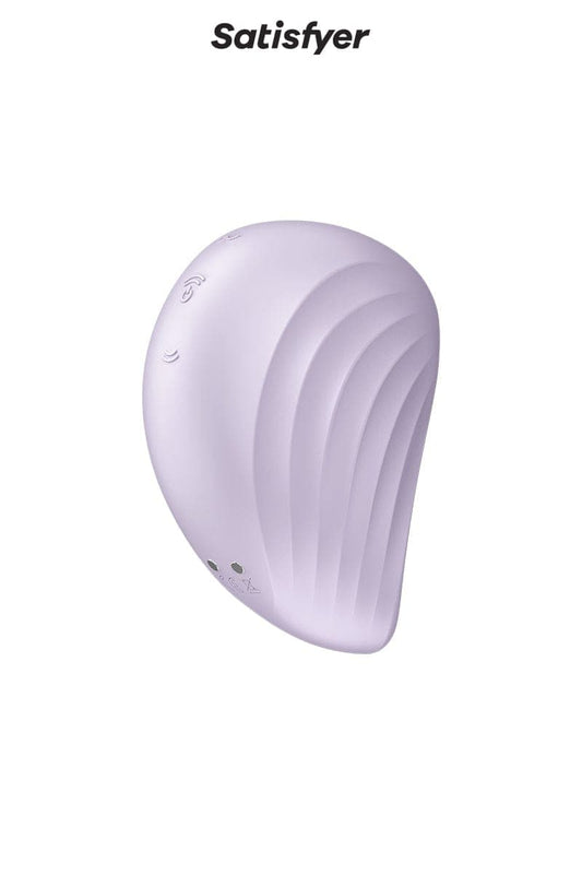 Double stimulateur clitoridien à batterie Pearl Diver violet - Satisfyer