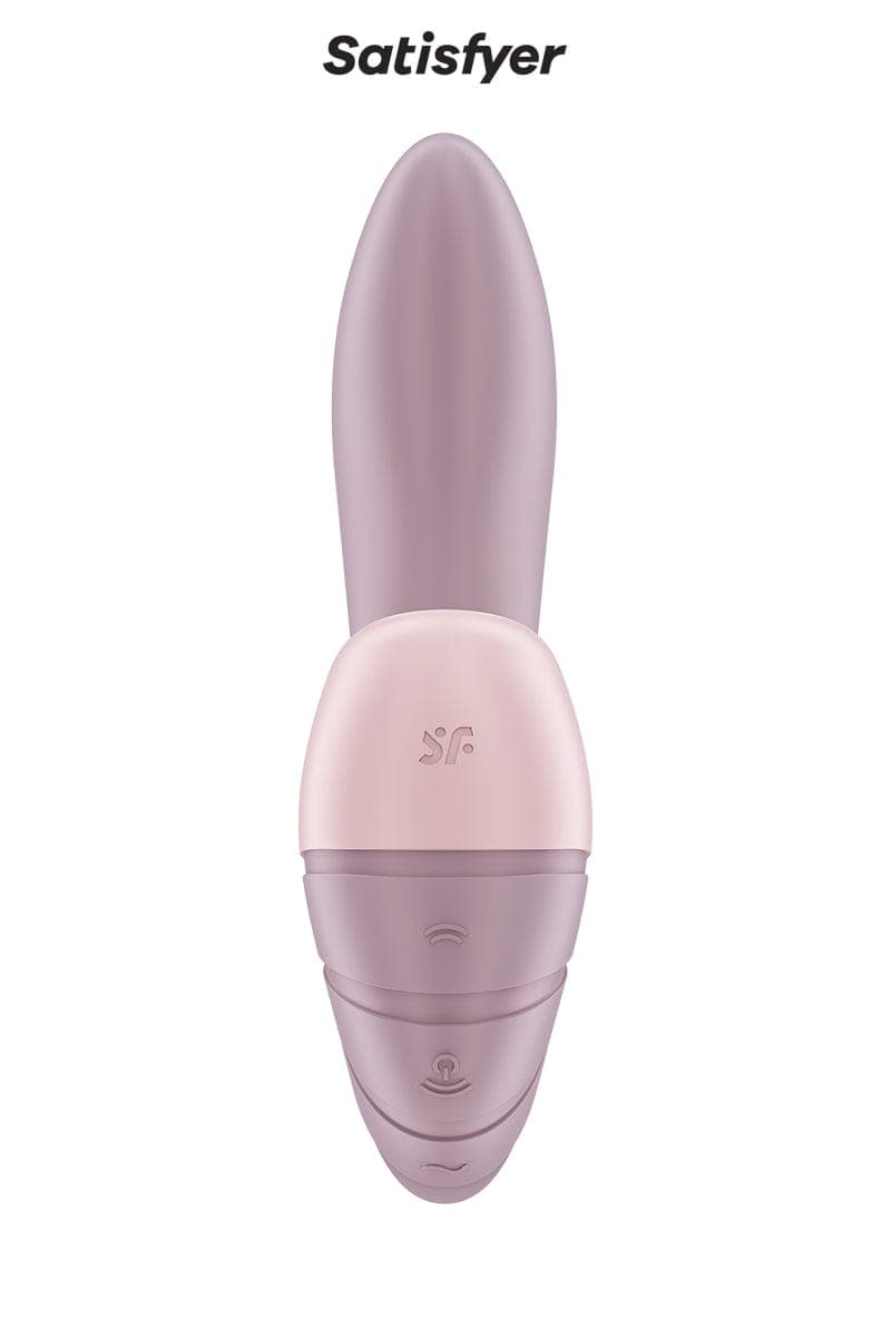 Double stimulateur doux féminin Supernova rose 16,9 x 9,2cm - Satisfyer