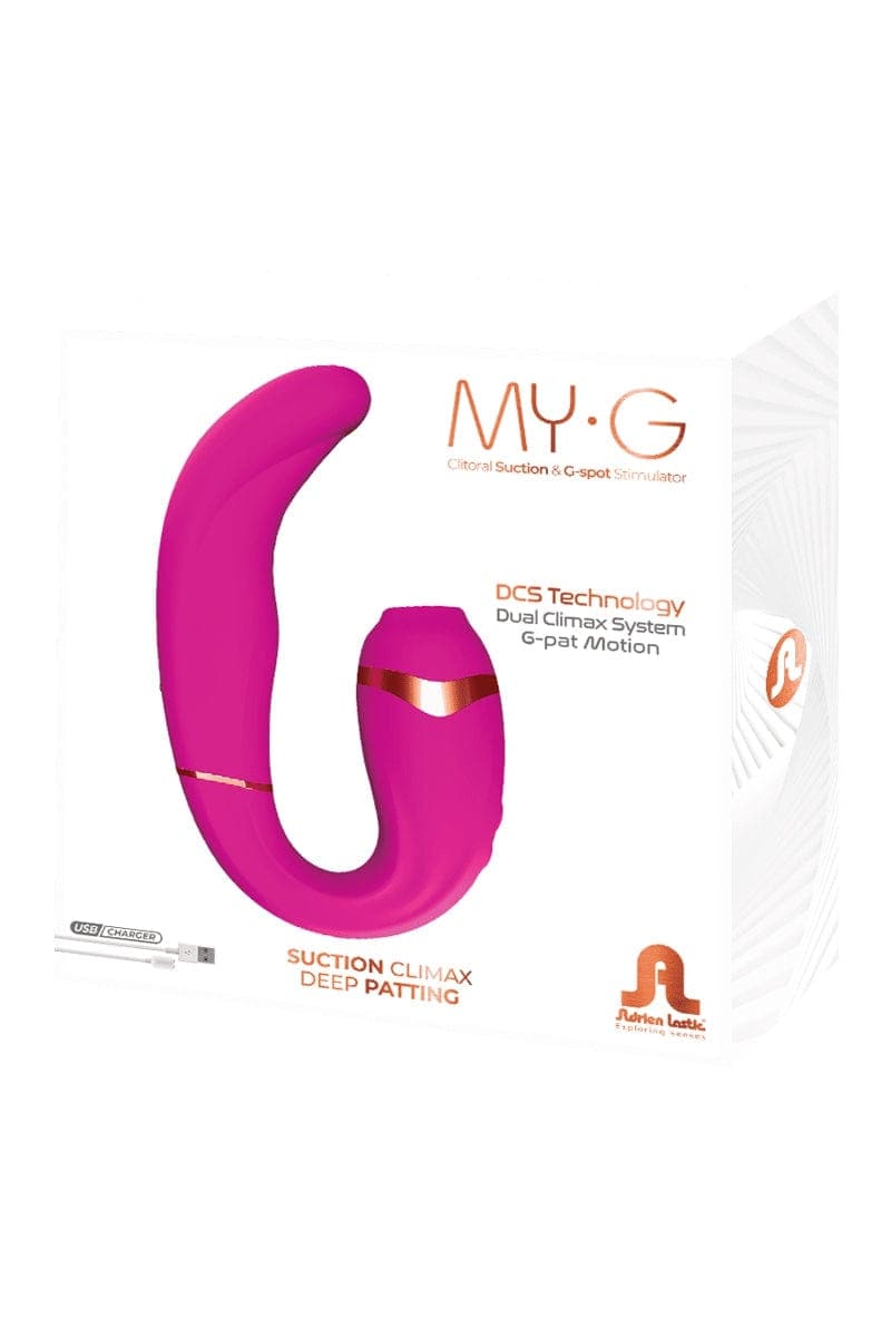 Double stimulateur féminin rechargeable stimulation clitoris My-G - Adrien Lastic