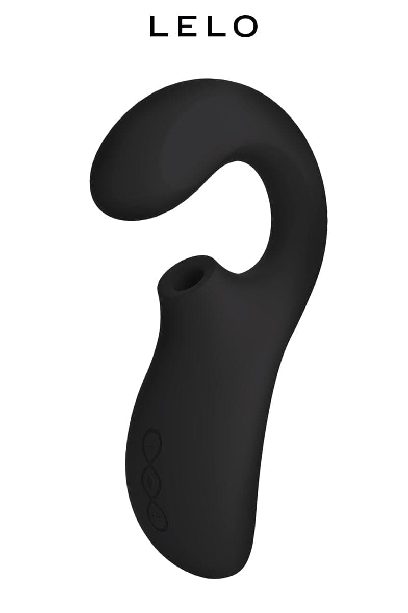 Double stimulateur sonique clitoris et point G Enigma noir 14cm - Lelo