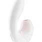 Double stimulateur vaginal + clitoridien Supernova blanc 16.9cm - Satisfyer