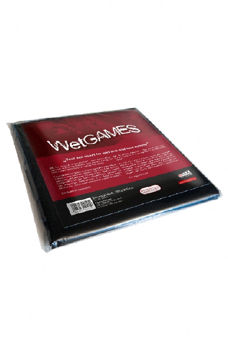 Drap vinyle noir WetGAMES jeux fetish - Joydivision