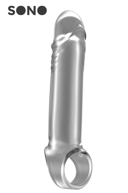 Gaine extensible pour aggrandir le pénis de 2,5cm 31 transparente - SONO
