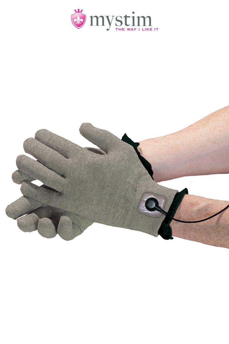 Gants électro-stimulant pratique SM en couple Magic Gloves - Mystim