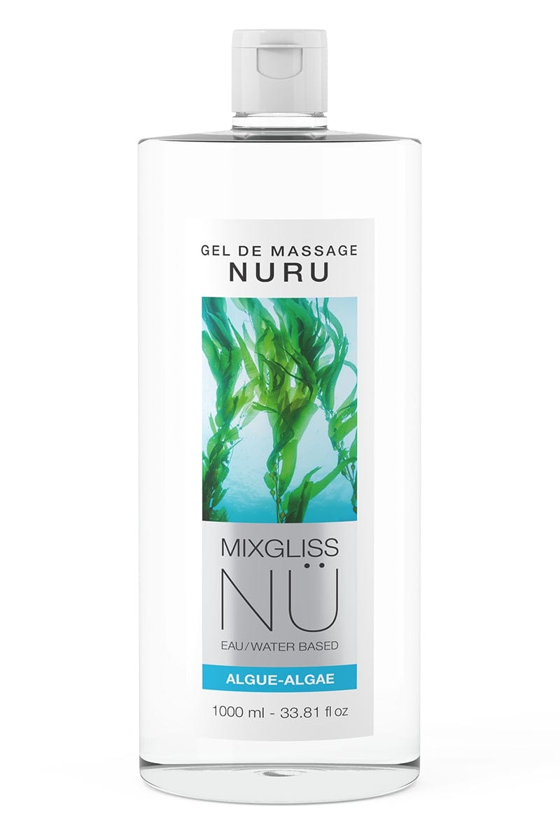 Gel de massage nuru ultra glissant aux algues grand format 1 litre vegan - Mixgliss