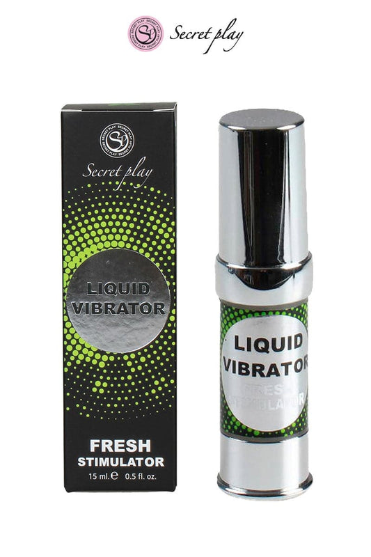 Gel stimulant sexuel naturel effet frais Liquid Vibrator 15 ml - Secret Play