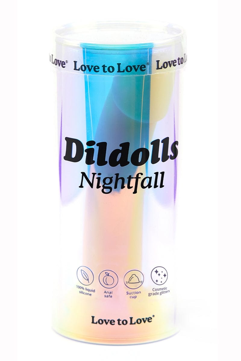 Gode en silicone liquide bleu étoilé Dildolls Nightfall - Love to Love