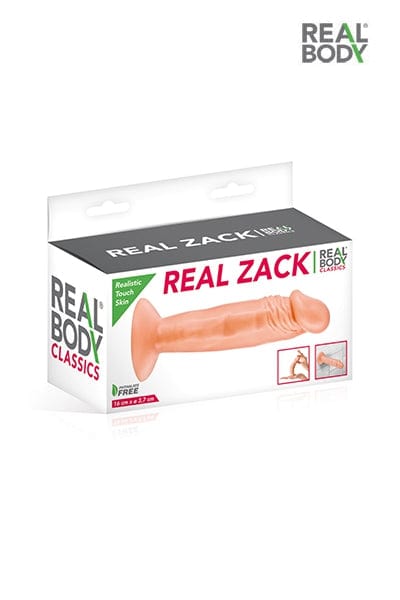 Gode réaliste avec ventouse puissante flexible 16 cm - Real Zack