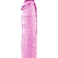 Godemichet réaliste droit ferme et flexible 17,2cm rose - Pure Jelly
