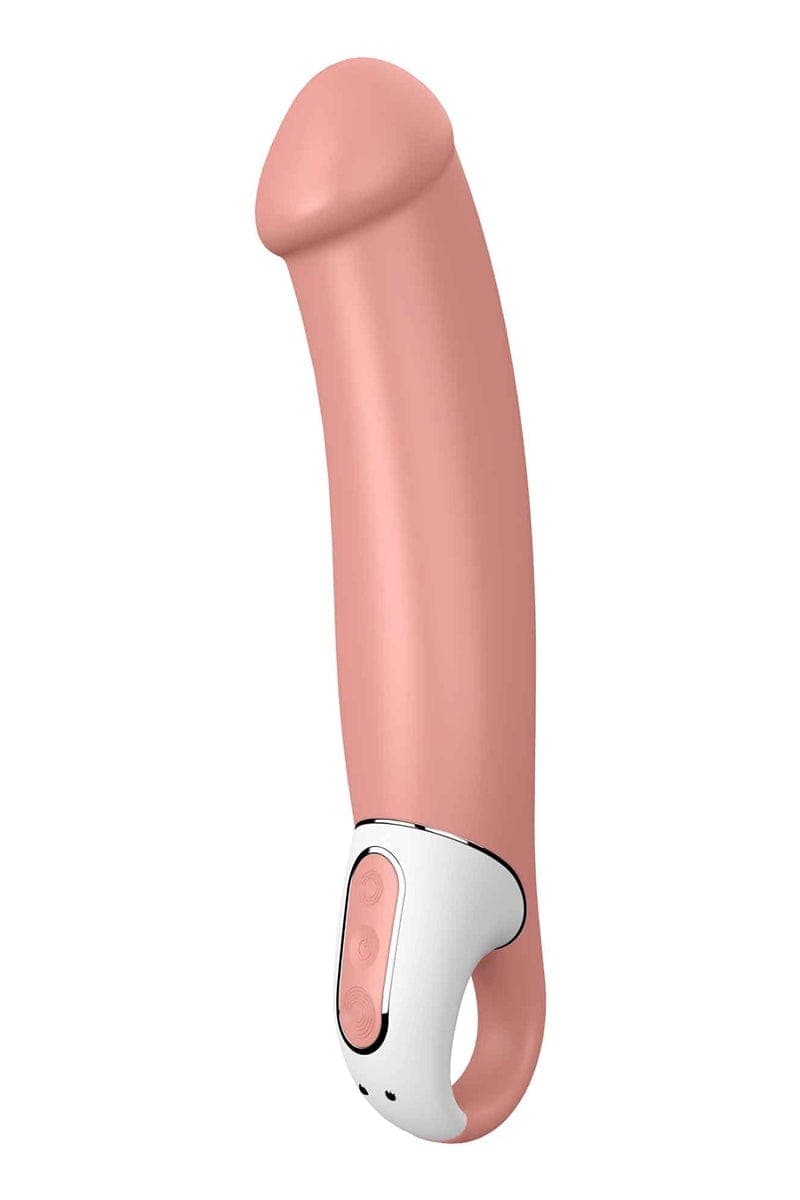 Gros vibro étanche rechargeable silicone bio compatible Master - Satisfyer