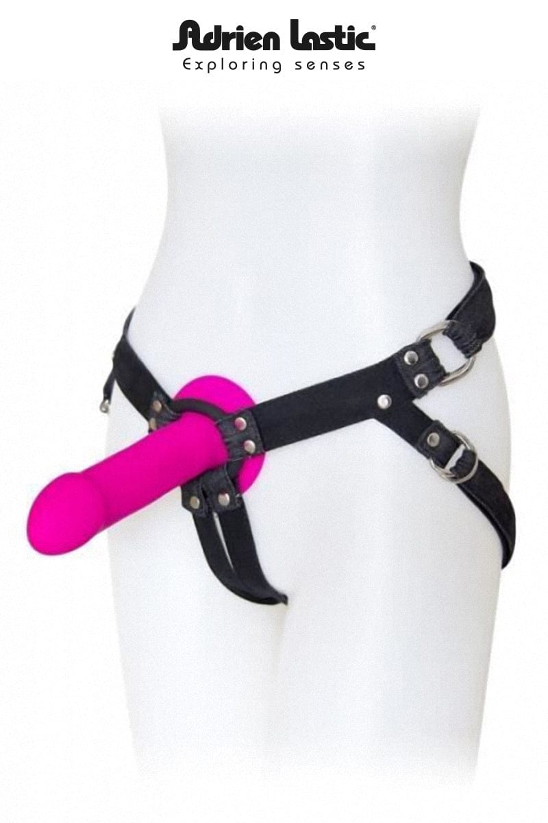 Harnais porte gode unisexe ajustable en coton Lastic Strap-on - Adrien Lastic