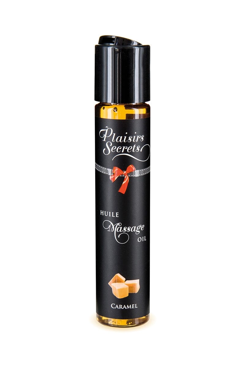 Huile de massage gourmande Caramel - Plaisirs secrets