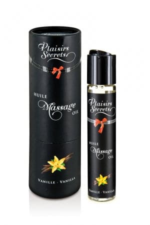 Huile de massage gourmande Vanille - Plaisirs Secrets