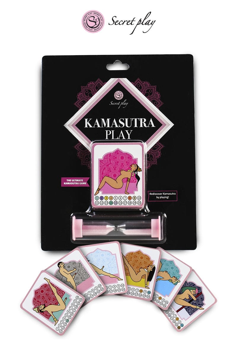 Jeu coquin Kamasutra Play 40 cartes défis pour couple hétéro - Secret Play