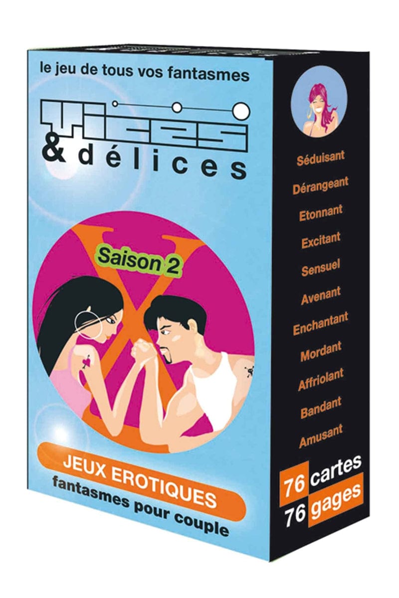 jeu de carte vices et délices saison 2