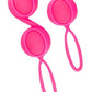 Kit 1 boule de Geisha solo + paire de boules rose en silicone étanche - Yoba