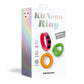 Kit 3 cockrings flexibles en silicone fluorescent Neon Ring - Love to Love