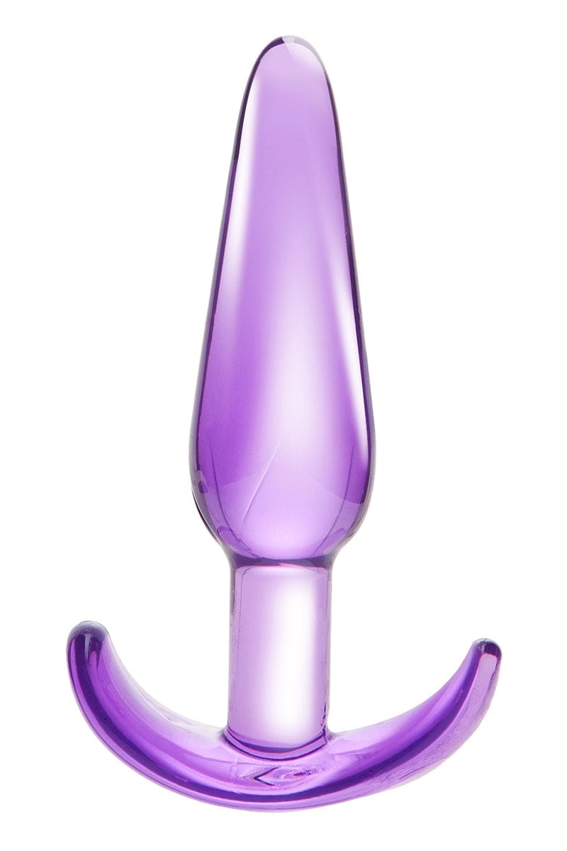 Kit 4 plug anal PVC couleur lilas spécial pour pratique débutante - Zahara