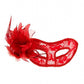 Loup semi-rigide La Traviata - rouge